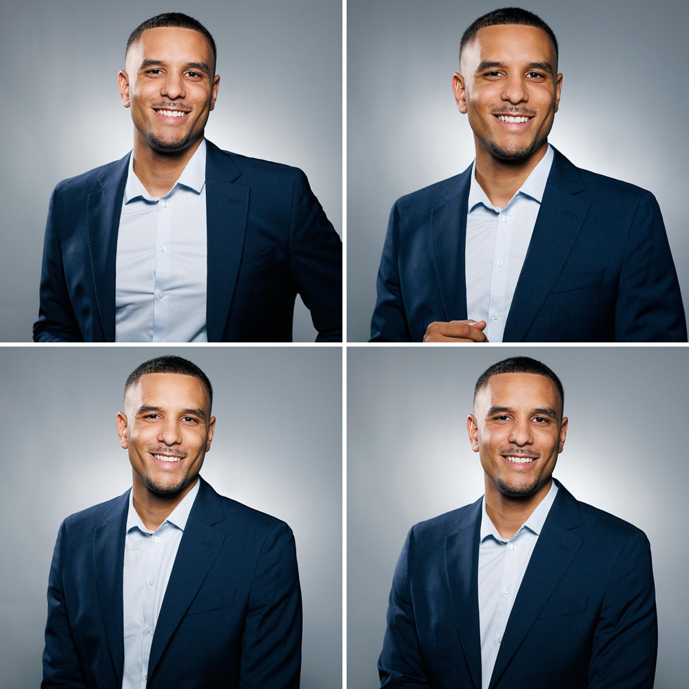 Portrait professionnel d'un homme en costume pour photo de CV