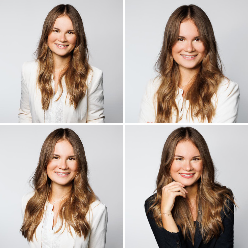 Portrait professionnel pour photo de CV en studio à Paris