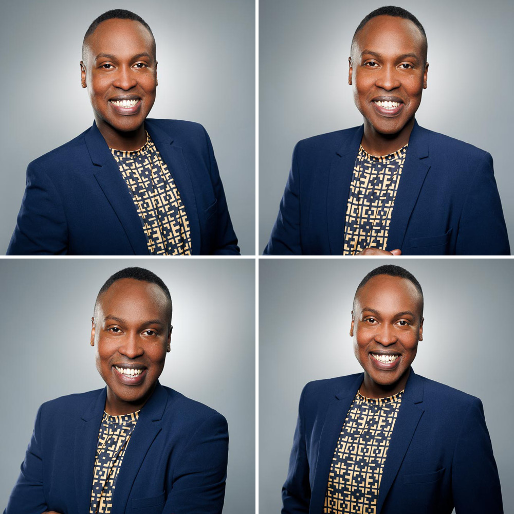 Portrait professionnel en studio pour photo de CV